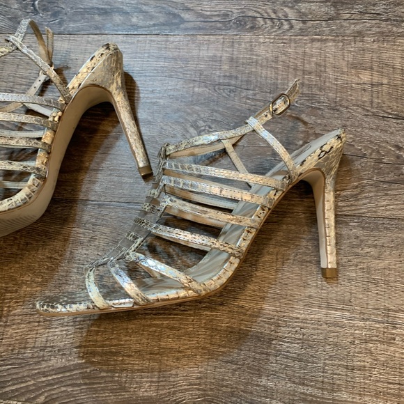 Adrianna Papell Emmanuelle Snakeskin High Heel - Picture 7 of 14